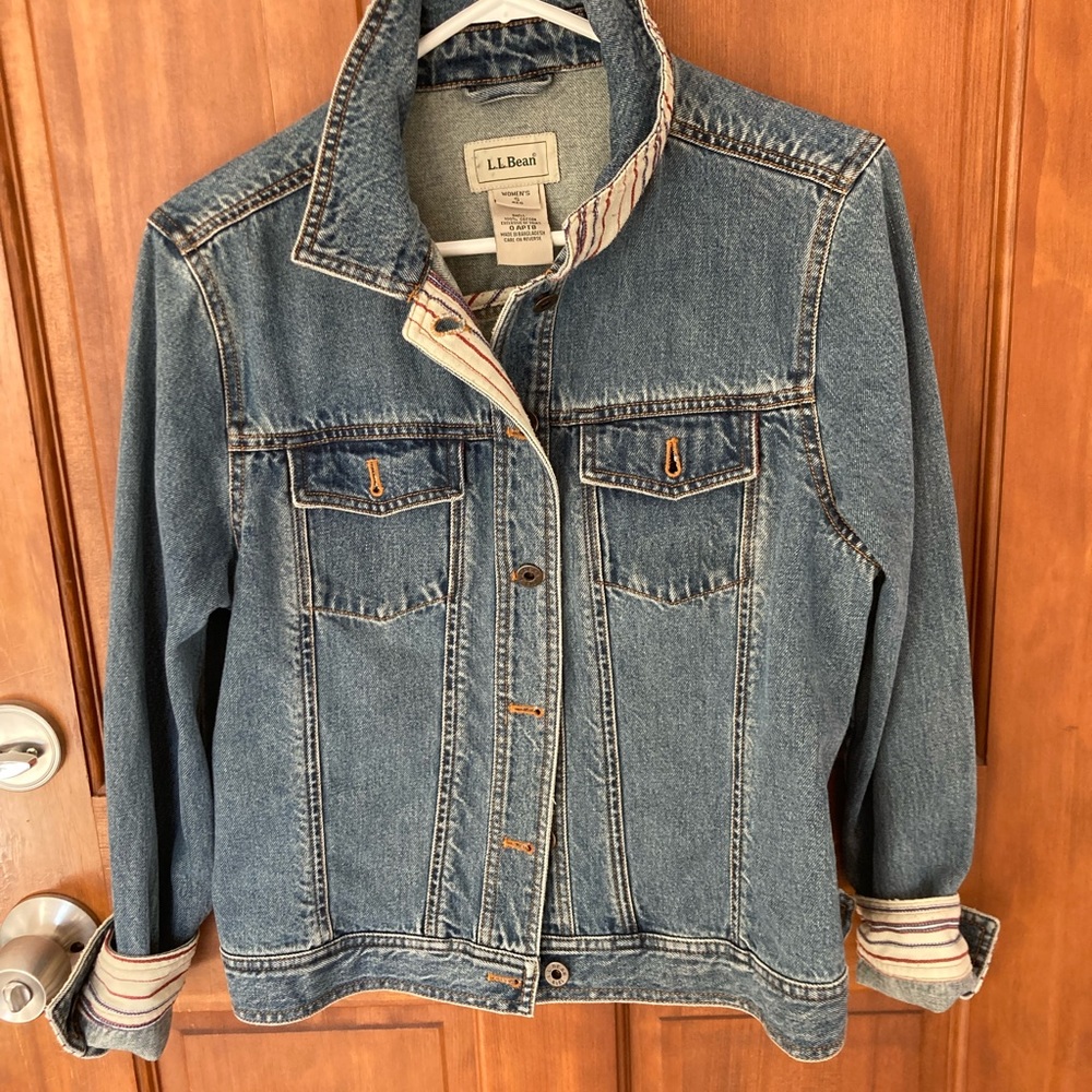 L.L. Bean Jean Jacket Excellent Condition!